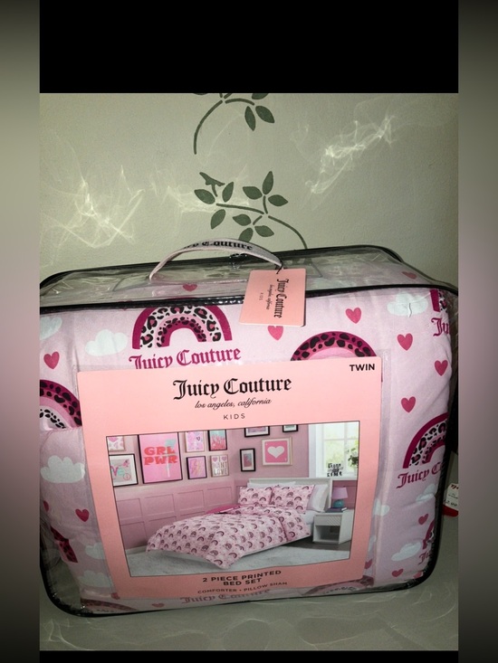 Juicy Couture Other - 🩷Juicy Couture twin bedding set bed in a bag NWT